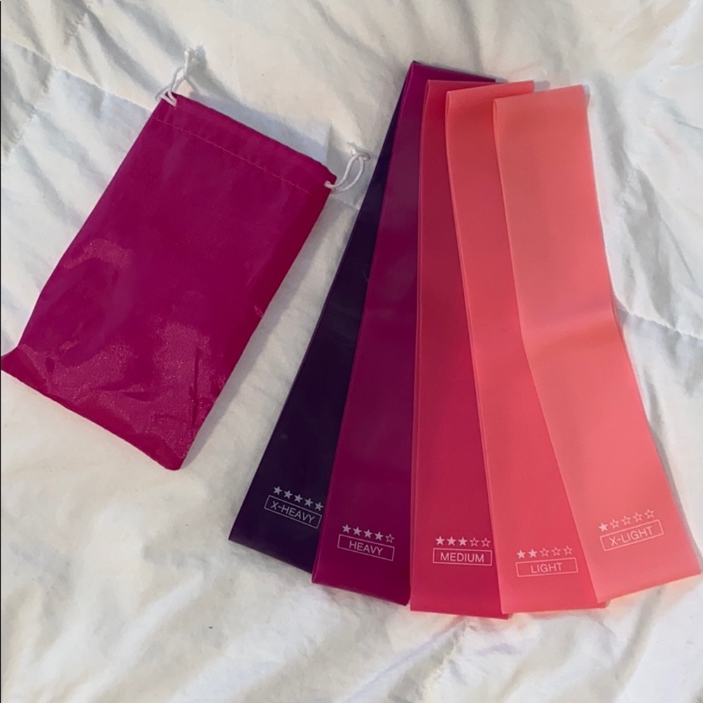 Pink Resistance Bands